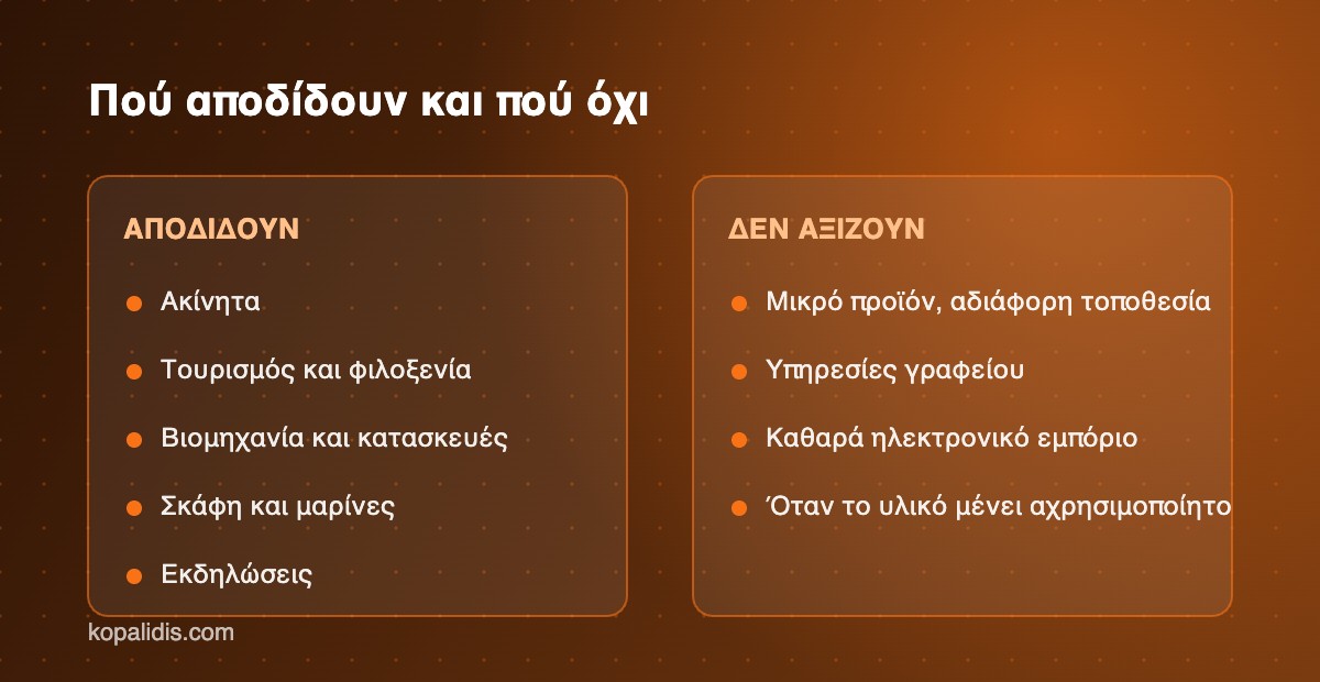 Σε ποιους κλάδους αποδίδουν οι λήψεις drone